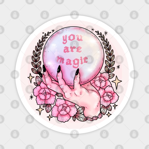 You Are Magic *pink* Magnet by chiaraLBart